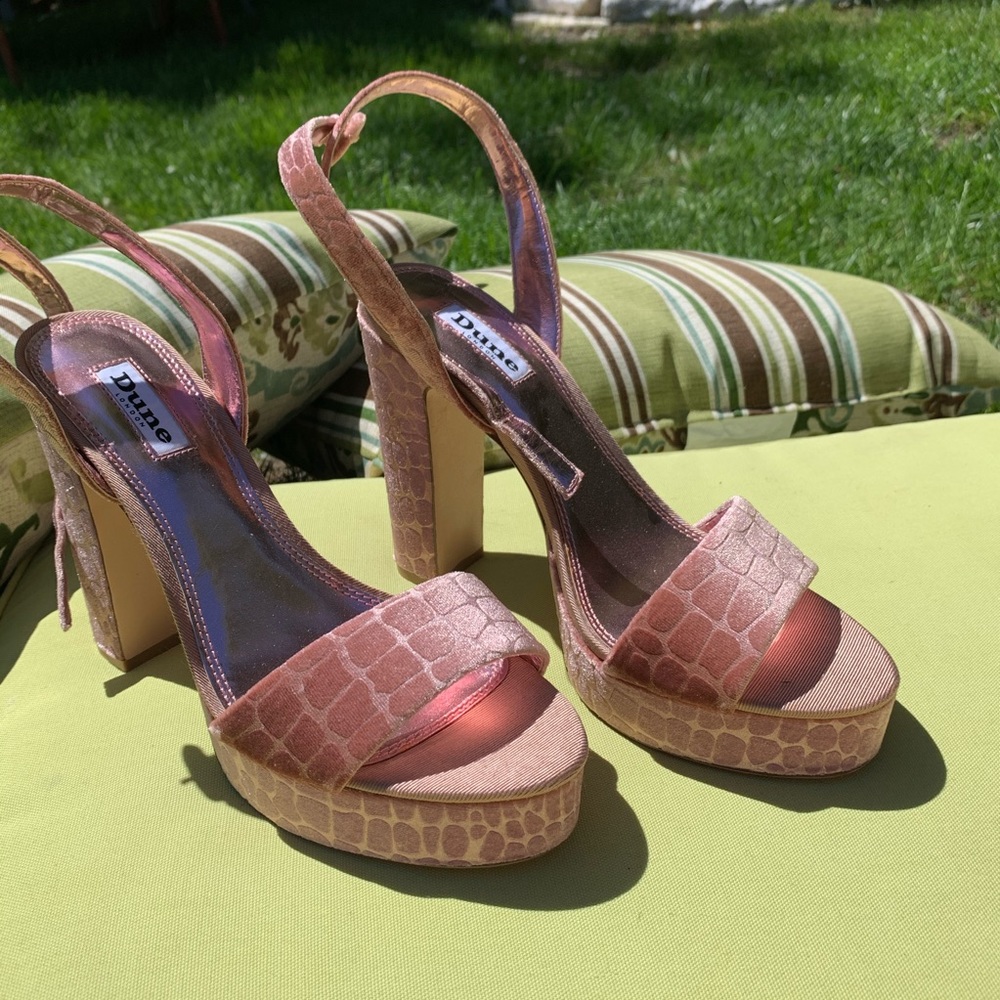 Revolve Pink Chunky Platform Heal